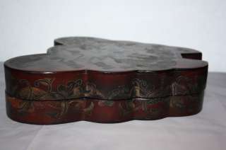 NICE CHINESE CARVED CINNABAR LACQUER COVERED BOXES  