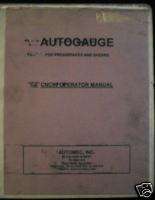 Autogauge CNC99 Operator Manual for Press Brakes/Shears  