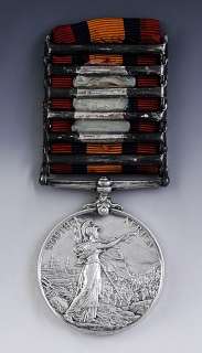 QUEEN’S SOUTH AFRICA BOER WAR MILITARY MEDAL c1900  