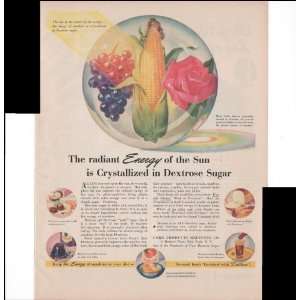  Dextrose Sugar Energy Of The Sun Corn Products 1942 Food 