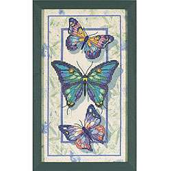 Dimensions Butterfly Trio Stamped Cross Stitch Kit  