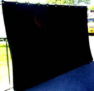 New Black Stage Backdrop/Curtains 6 H X 10W w/grommet  