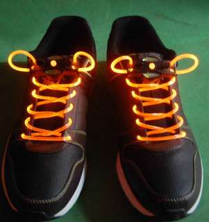 Rave Party New LED Color Glow in the Dark Running Shoes Lace skating 