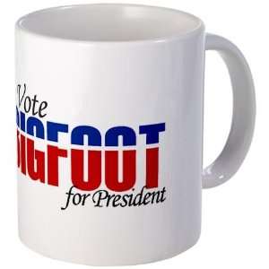  Vote for Bigfoot Political Mug by  Kitchen 