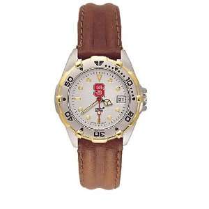   State Wolfpack Ladies All Star Watch w/Leather Band