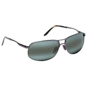 com Maui Jim Bayfront 205 Sunglasses, Pewter / Grey Lens, Sunglasses 