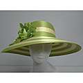Swan Womens Lime Green/ Yellow Floppy Church Hat 