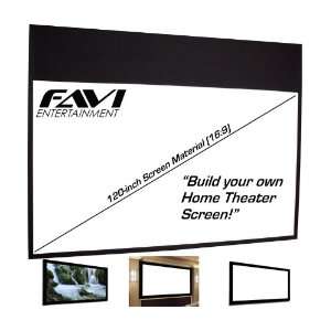    120 inch / 169 Matte White Projection Screen Material Electronics