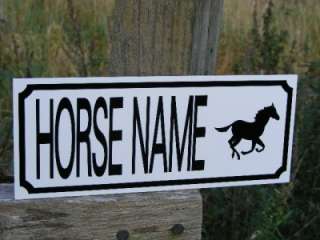 Horse Stable Door Name Personalised Plaque/Sign/Plate 1  