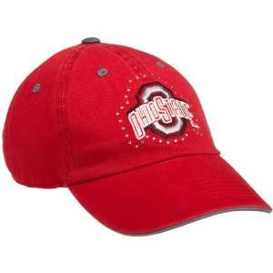  NCAA Womens Ohio State Buckeyes Bling Cap (Red, One Size 