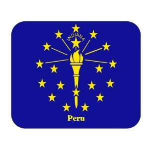  US State Flag   Peru, Indiana (IN) Mouse Pad Everything 