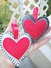 heart felts ornaments  