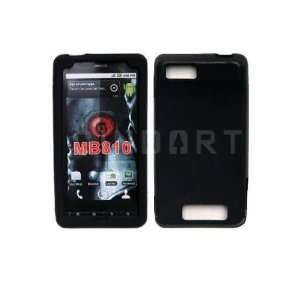  Black Silicone Cover Case for Motorola Droid X Mb810 Cell 