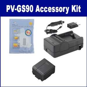 Panasonic PV GS90 Camcorder Accessory Kit includes SDM 130 Charger 