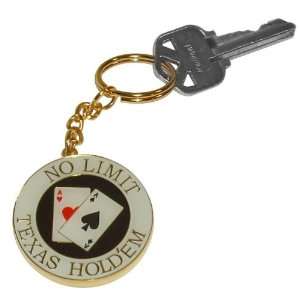 No Limit Texas Holdem Key Chain 