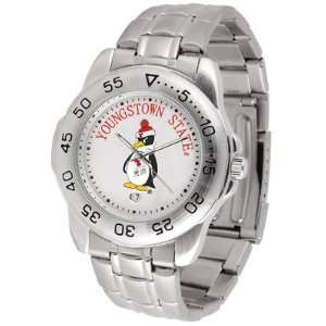  Youngstown State Penguins YSU NCAA Mens Sports Steel Watch 