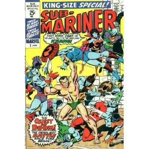  Sub Mariner Special Edition #1 The Start of the Quest; Escape 