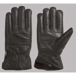  Pr x 4 Ace Sheepskin Lined Leather Driver Gloves (35BLK L 