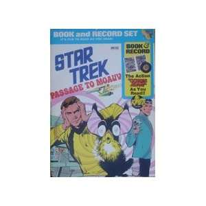    Star Trek Passage To Moauv Book & Record Set 1975 