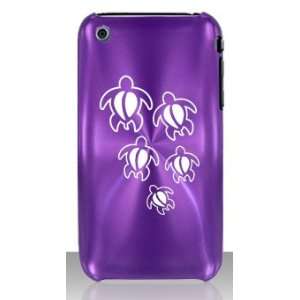  Apple iPhone 3G 3GS Purple C119 Aluminum Metal Back Case 