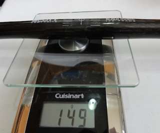 Scott Black Magic carbon MTB flat bar 25.4mm 149 grams  