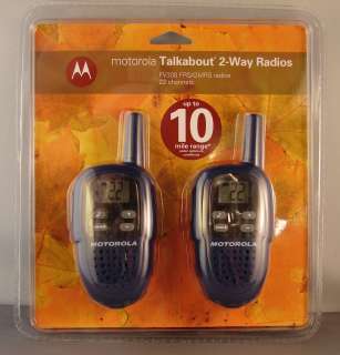 Motorola FV300 2 Way Talkabout Walkie Talkies Radios Up to 10 Mile 