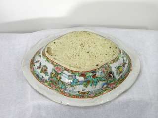 19th Vegetable Dish Antique CHINESE EXPORT PORCELAIN  