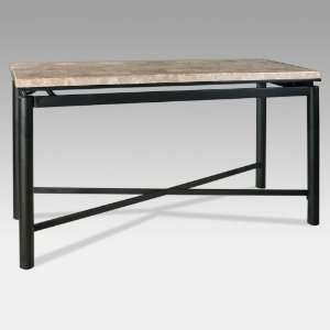    Steve Silver Paloma White Marble Top Console Table
