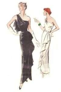 62 DRAPED EVENING GOWN PATTERN CHOOSE YOUR DOLL SIZE  