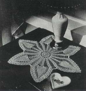 six pointed doily no 7769 luncheon set no 7779 luncheon