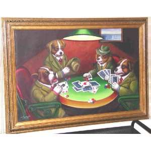  Dogs Playing Poker 