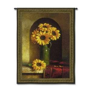  Fine Art Tapestry Sunflower with Persian Rug Rectangle 0 