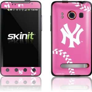  New York Yankees Pink Game Ball skin for HTC EVO 4G 