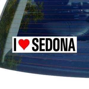  I Love Heart SEDONA   Window Bumper Sticker Automotive