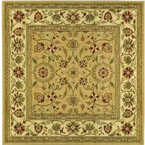   Lyndhurst Collection LNH212D Beige and Ivory Square Area Rug, 6 Feet