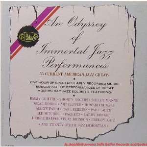    An Odyssey of Immortal Jazz Performances see image Various Music