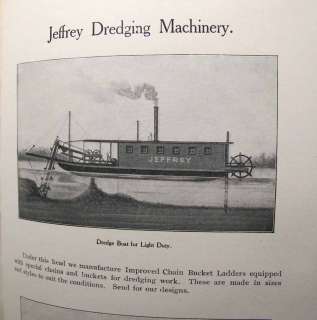 JEFFREY ELEVATOR INDUSTRIAL MACHINE CHAIN CATALOG 1906  