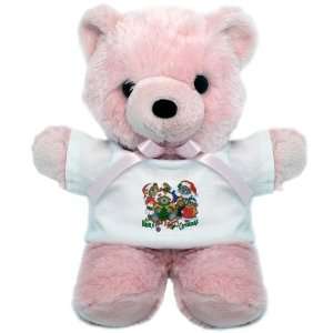    Teddy Bear Pink Have A Beary Merry Christmas Bears 
