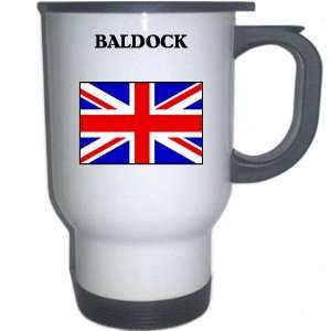  UK/England   BALDOCK White Stainless Steel Mug 