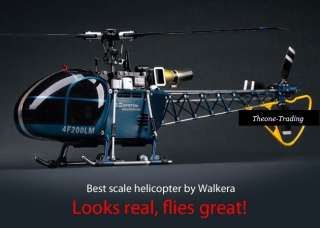   Walkera 4F200LM 2.4G 3D RC Flybarless Helicopter With Devo7 TX  