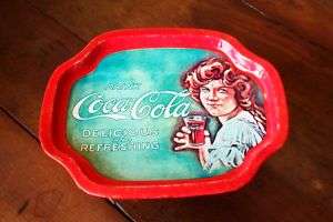 Vintage COCA COLA TRAY   Tin  