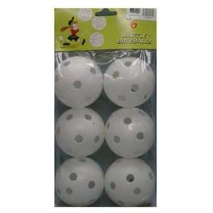  6 Piece Plastic Balls Baseball Size Case Pack 36 