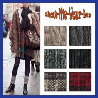 Super Warm & Soft Winter Knit Sweater Leg Warmers  
