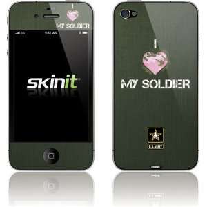  I Heart My Soldier Green skin for Apple iPhone 4 / 4S 