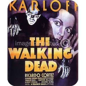  The Walking Dead Boris Karloff Horror Movie MOUSE PAD 