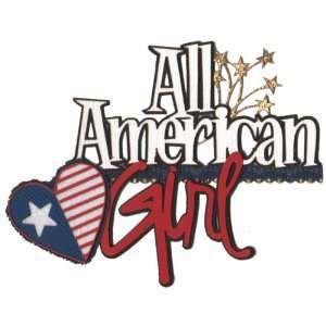  All American Girl Laser Die Cut Arts, Crafts & Sewing