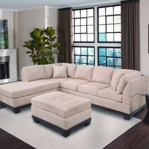  Two Piece Sectional Sofa in Pebble