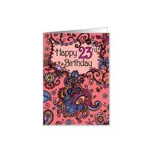  Happy Birthday   Mendhi   23 years old Card Toys & Games
