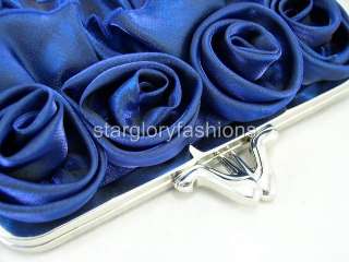 Charming Satin Wedding/Party Clutch Pleated 7 Colors  