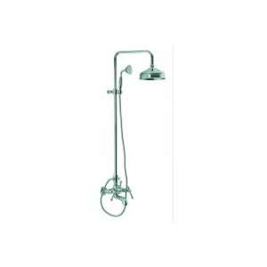   Mounted Tub/Shower Faucet With Rainhead and Hand Shower Set S5054 2RA
